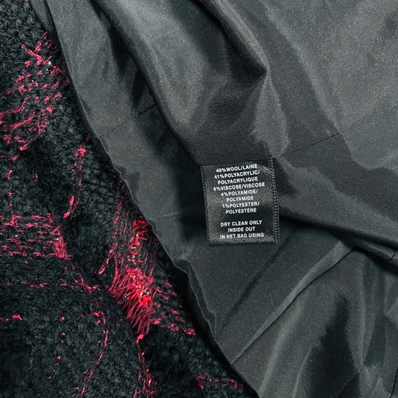 NEW! Lafayette 148 NY Blamu Wool viscose blend plaid boucle jacket - Picture 10 of 14